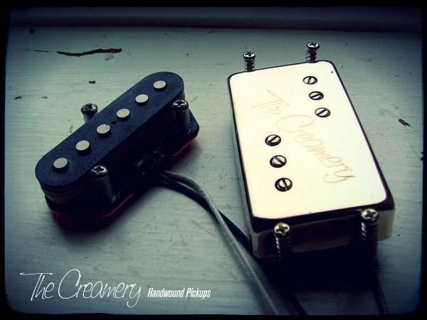 Creamery Custom Handwound Replacement '72 Custom Tele Pickup Set - Tele Custom 72 Pickups