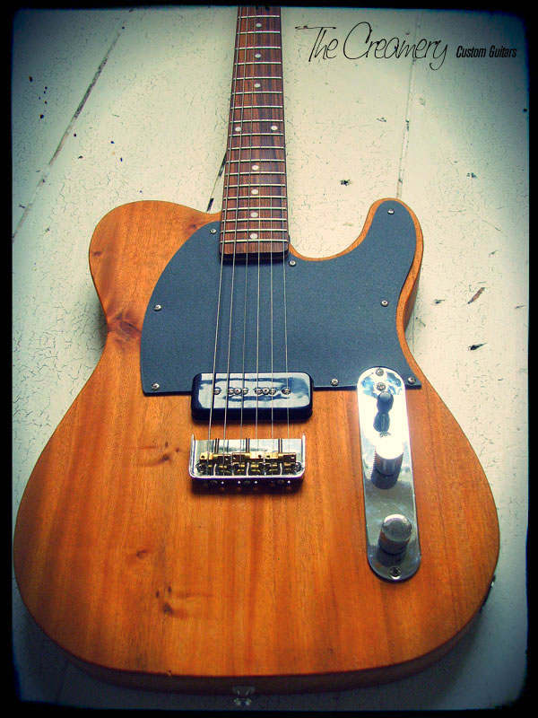 Creamery Custom Handmade Guitars - Mahogany Telecaster