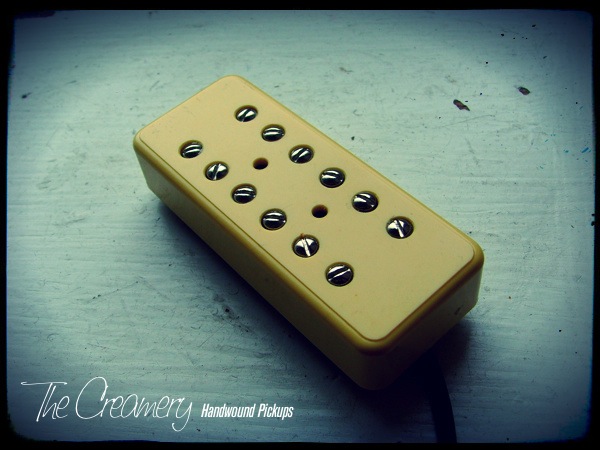 Creamery Custom Handwound Replacement P90 Sized Fat Humbucker Pickups