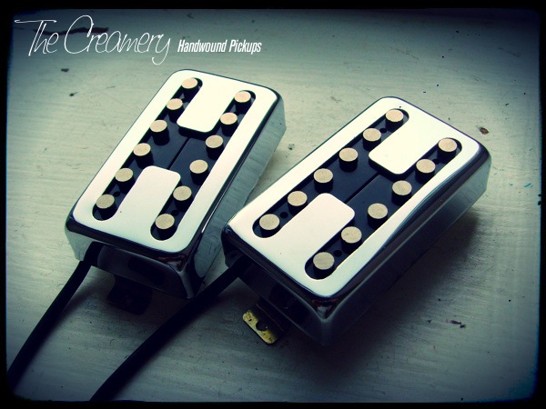 Creamery Custom 12-Pole Humbuckers for much more 'crunch' - True single coil tone when split