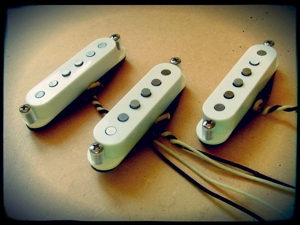 Creamery Handwound Custom Radius Stratocaster (Strat) Pickups