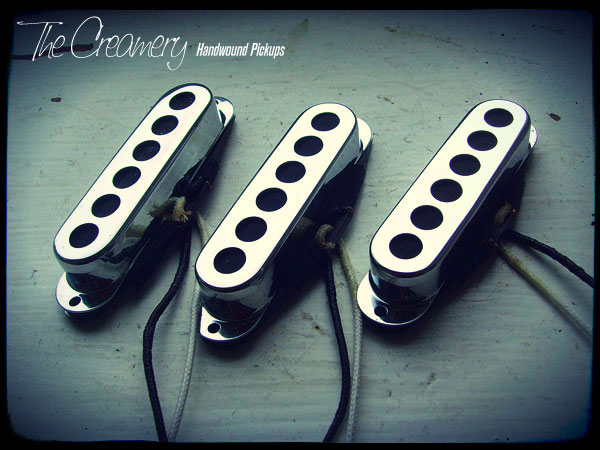 Creamery Custom Handwound Sonic 60 Tri-Sonic Design Pickups - Standard Strat Sized