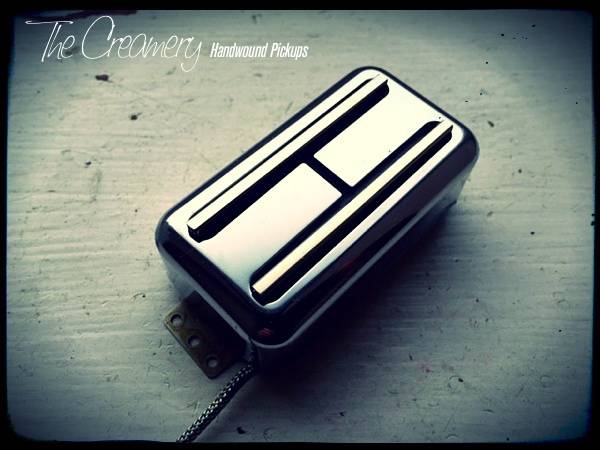 Creamery Custom Handwound Super Black Cat Replacement Filtertron Style Pickup Set Standard Gibson/PAF Humbucker Size