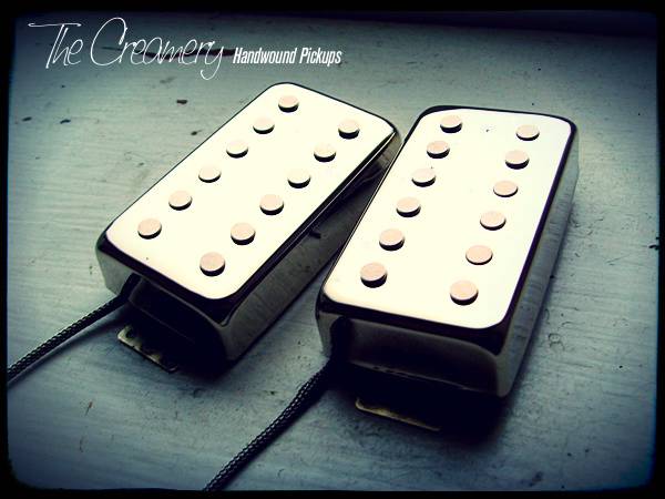 Creamery 12-Pole Humbuckers in Chrome 12-Hole Covers