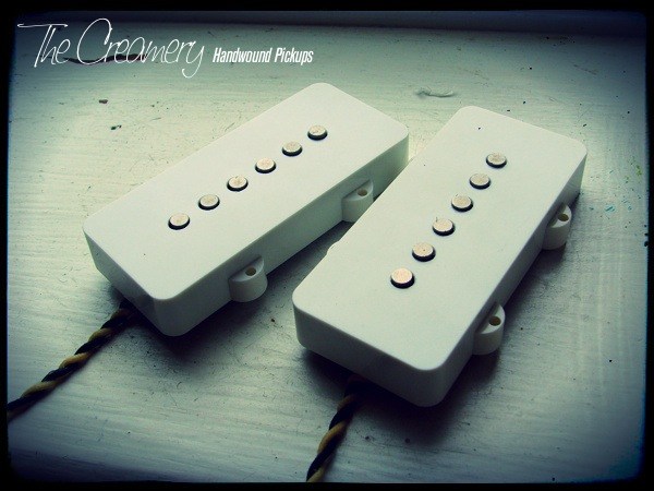 Creamery Custom Handwound Replacement Extra Width Jazzmaster Pickup Set - Warmer, Bluesier Tones