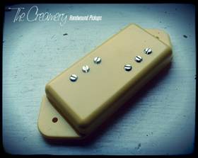 Creamery Replacement P90 Pickups - Baby 71 Wide Range Humbucker Standard P90 Dogear sized