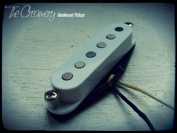 Creamery Custom Handwound Scooped Mids Skinny Strat Scooped Mid-Range Replacement Pickup