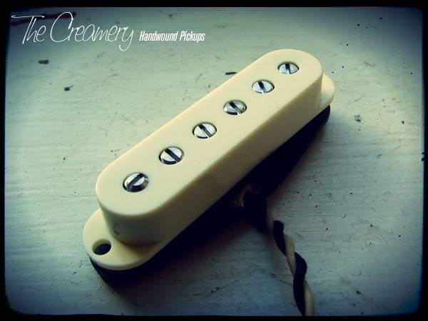 Creamery Custom Handwound Sonic-Six Adjustable Pole Strat Pickup Set