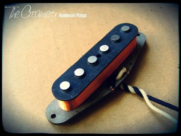 Creamery Custom Handwound Warmer, Fatter, Bluesier Sweet '74 Strat Set - A Higher Output Vintage Strat Pickup Set