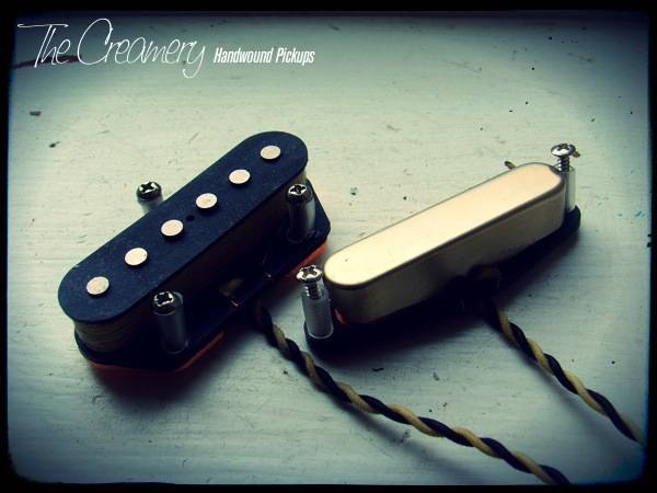 Creamery Custom Handwound Telecaster Bridge & Neck Balanced Pickup Set - Calibrated for good volume balance