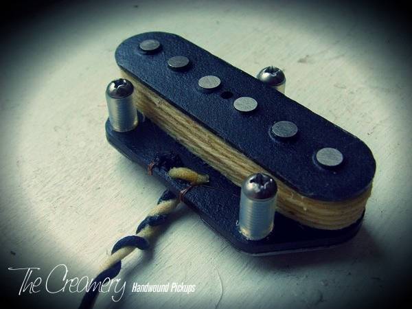 Creamery Custom Handwound Alnico 2 Vintage 2 Broadcaster Tele Bridge Pickup - Based on the Classic 'Broadcaster' Tones