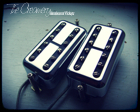 Black Cat Custom Replacement Humbucker Sized Filtertron style Pickup Set