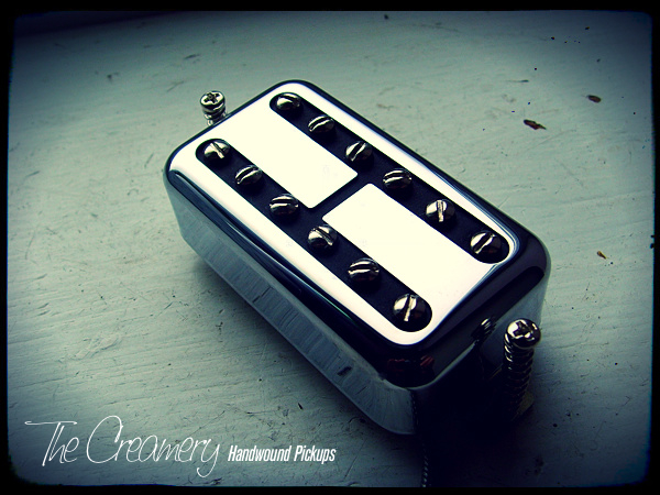 Creamery Custom Handwound Hot Black Cat Humbucker Sized Filtertron Pickup