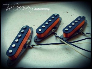 Creamery Custom Handwound Warmer, Fatter, Bluesier Sweet '74 Strat Set - A Higher Output Vintage Strat Pickup Set