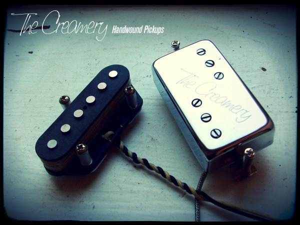 Creamery Custom Handwound Balanced Calibrated Tele Telecaster Bridge and Baby '71 Wide Range Humbucker Neck Pickup Set